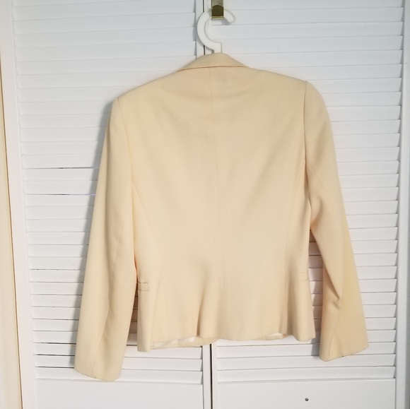 Marshall Rousso cream/yellow color blazer - Picture 2 of 8